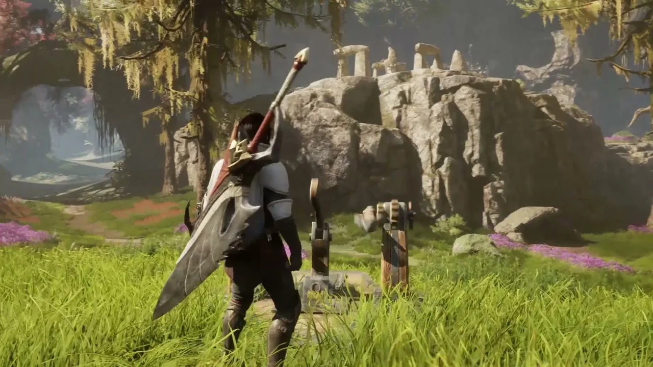 Android phone installing a hunting action game