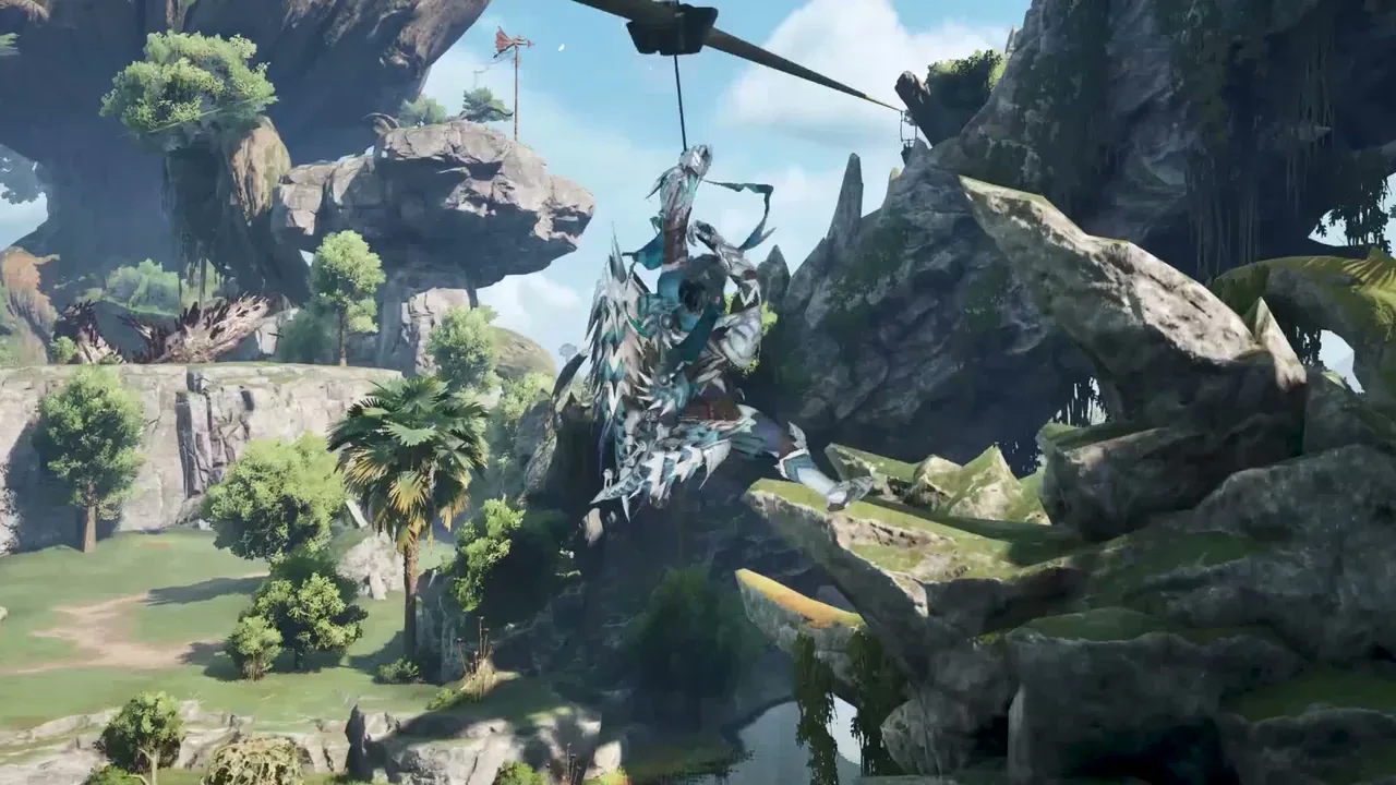 Capcom Monster Hunter series producer Ryozo Tsujimoto speaking in an official Monster Hunter Outlanders producer message video