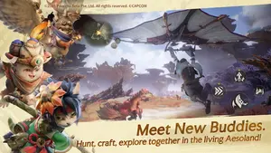 Official Monster Hunter Outlanders gameplay screenshot 1